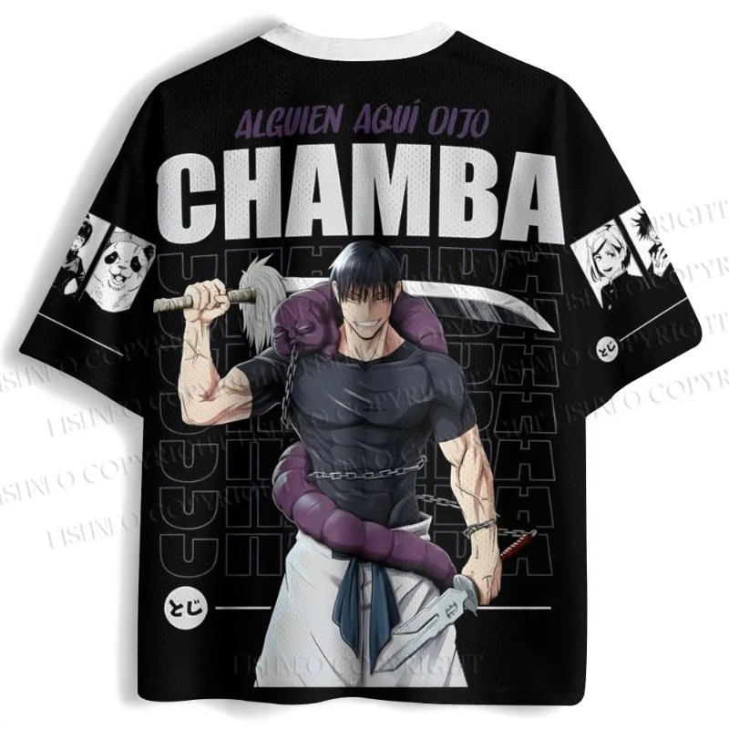 Streetwear Brand T Shirt - Kaos Jujutsu Kaisen Toji Fushiguro Pria,