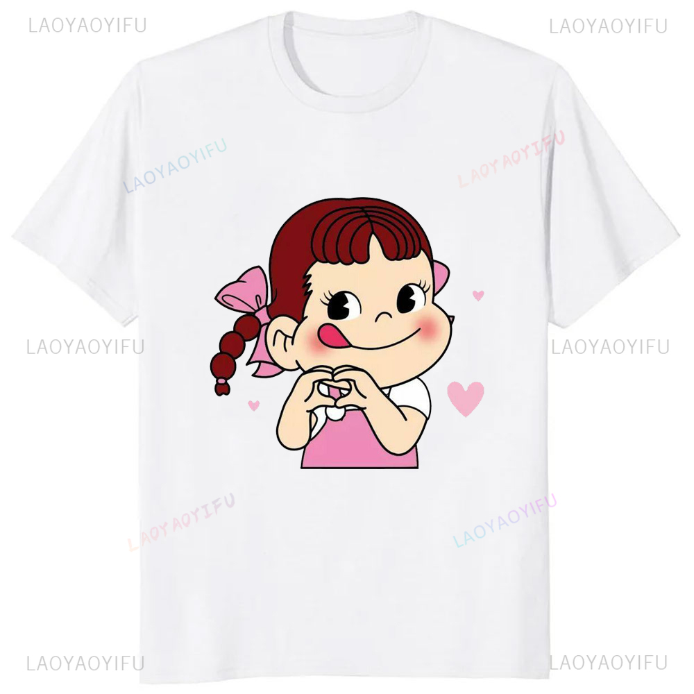 Streetwear Brand T Shirt - Kaus gambar beko-chan susu gadis Kawaii