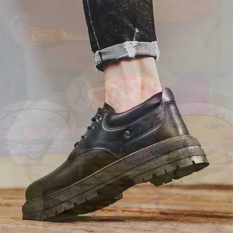 Good Streetwear Brand - Sepatu Pria Tenis Pelatih Fashion Kulit