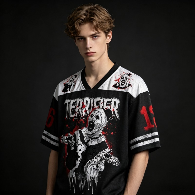 Streetwear Brand T Shirt - Kaos Jersey Terrifier Art The Clown