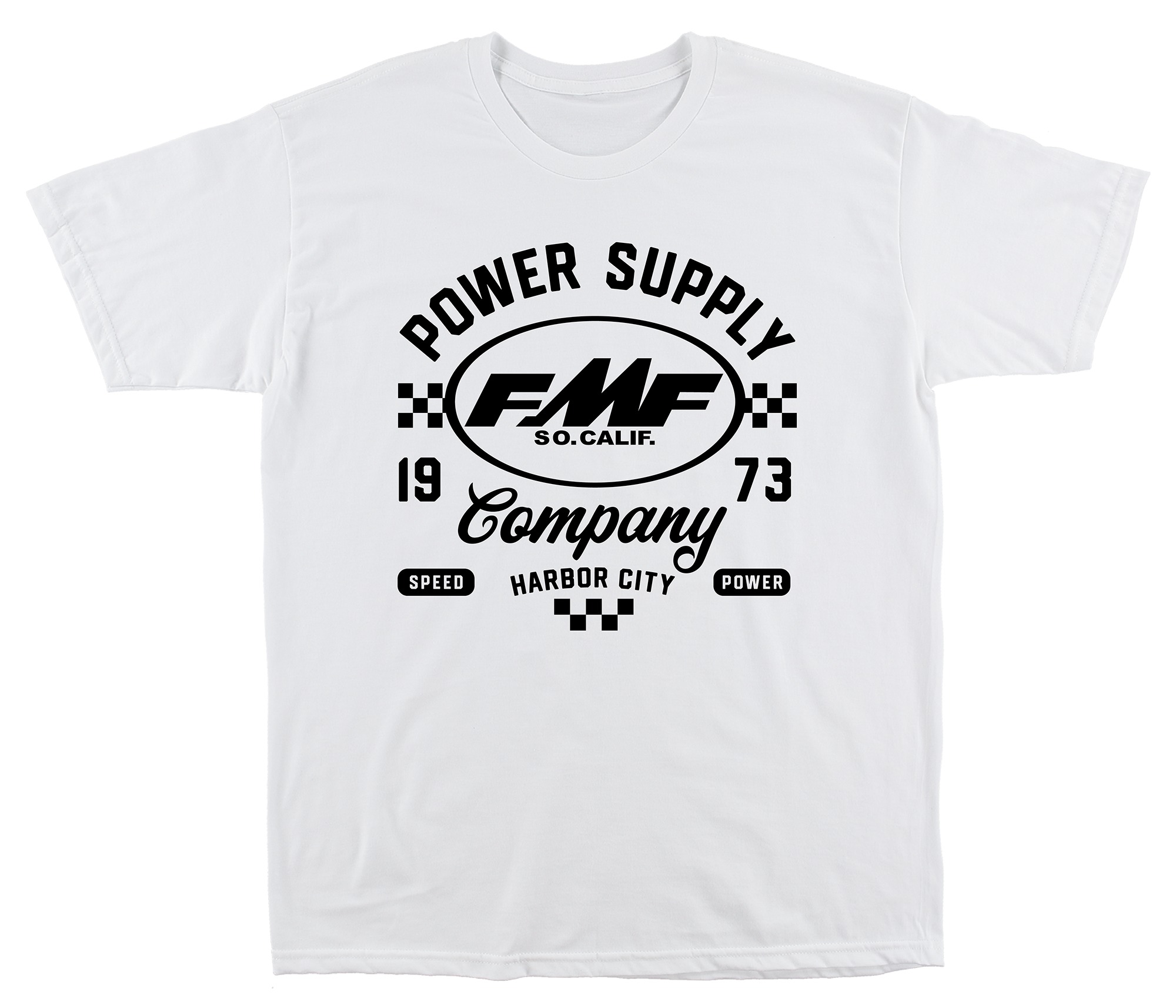 Off White Streetwear Brand - Kaos Grafis Merek Knalpot Motor Off-Road