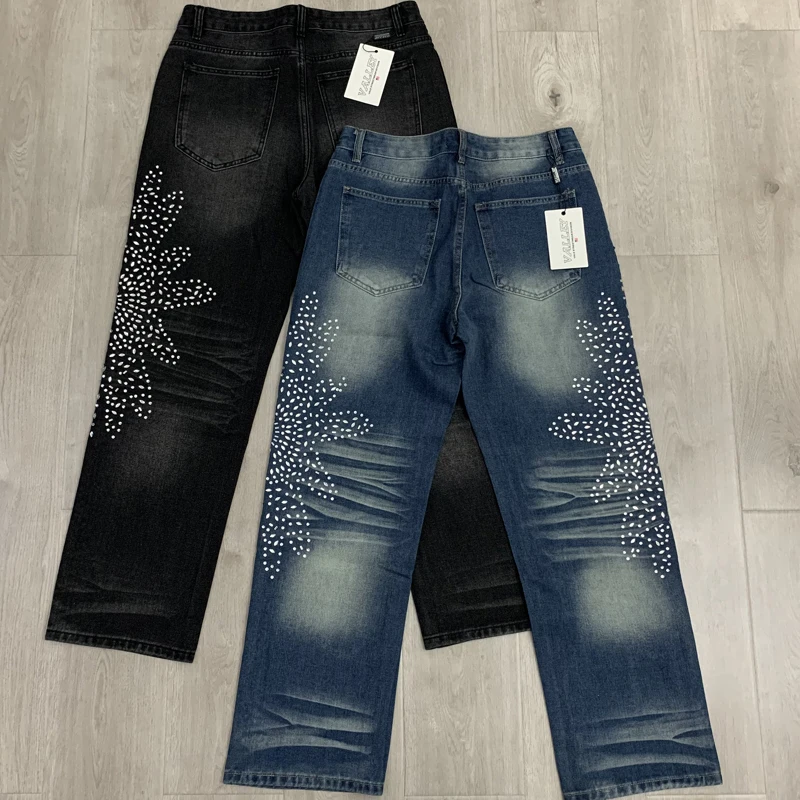 Celana Denim VALLEY dengan Mot - Valley Streetwear Brand ulasan dan harga