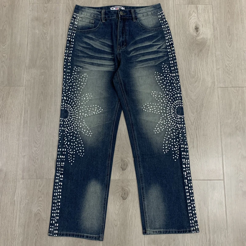 Celana Denim VALLEY dengan Mot - Valley Streetwear Brand ulasan dan harga