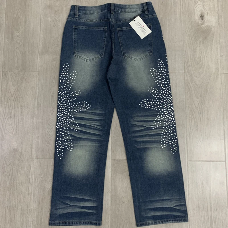 Celana Denim VALLEY dengan Mot - Valley Streetwear Brand ulasan dan harga