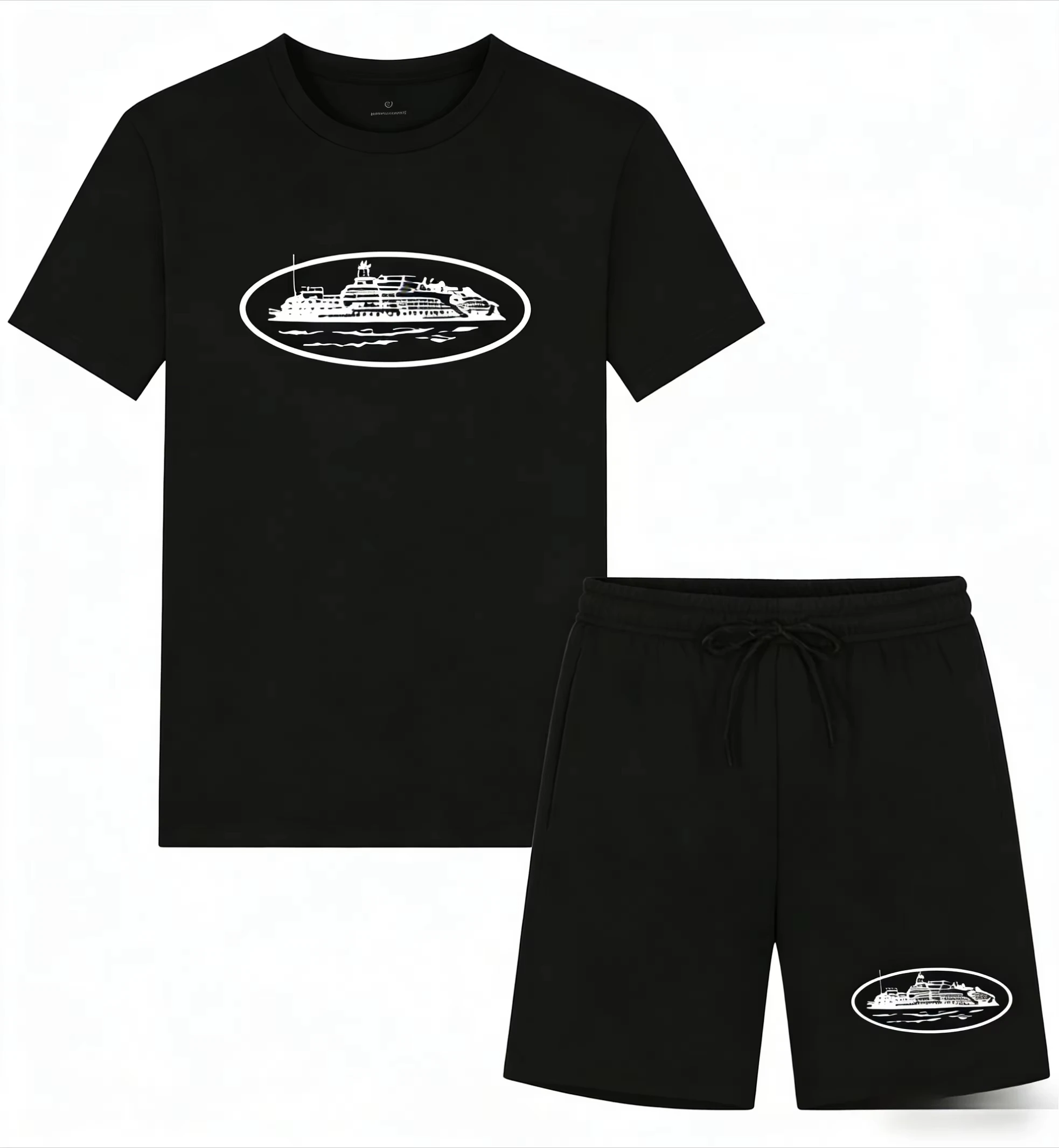 Kaos dan Celana Pendek Motif P - Streetwear Brand T Shirt ulasan dan harga