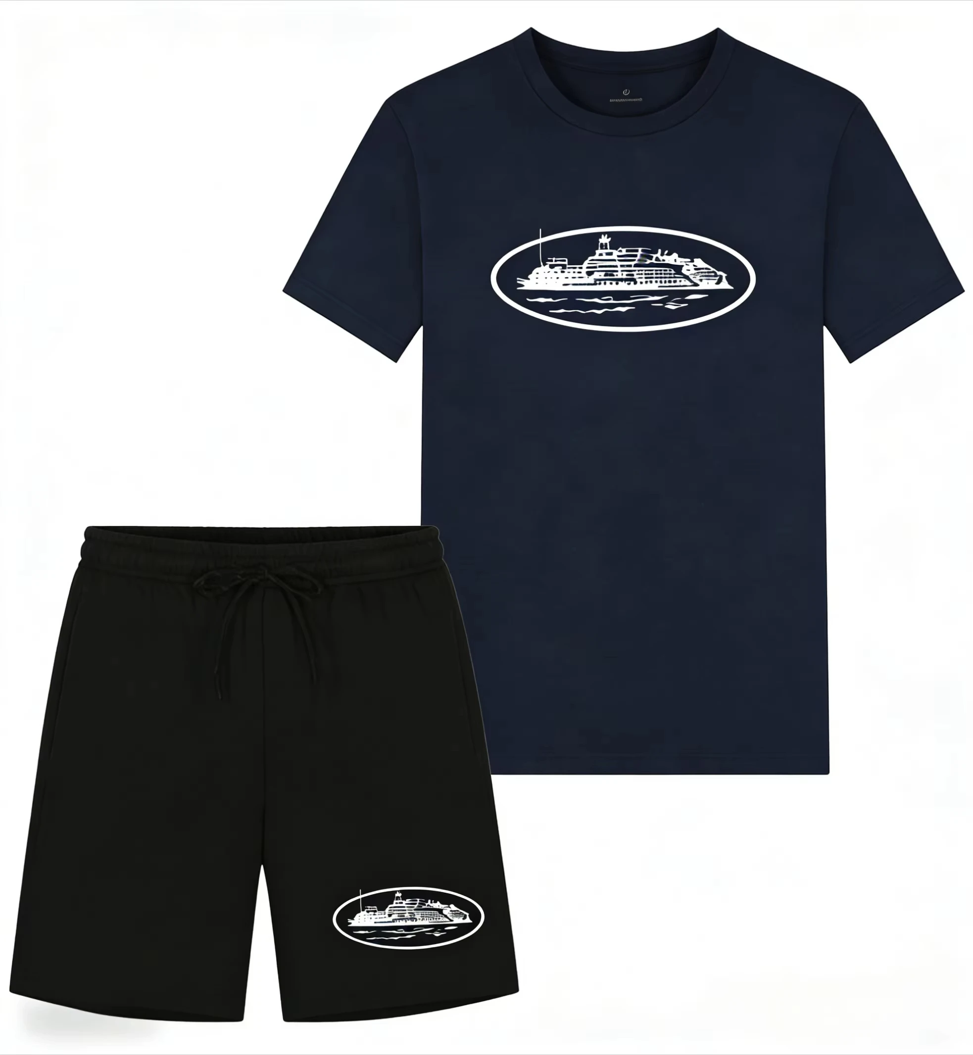 Kaos dan Celana Pendek Motif P - Streetwear Brand T Shirt ulasan dan harga