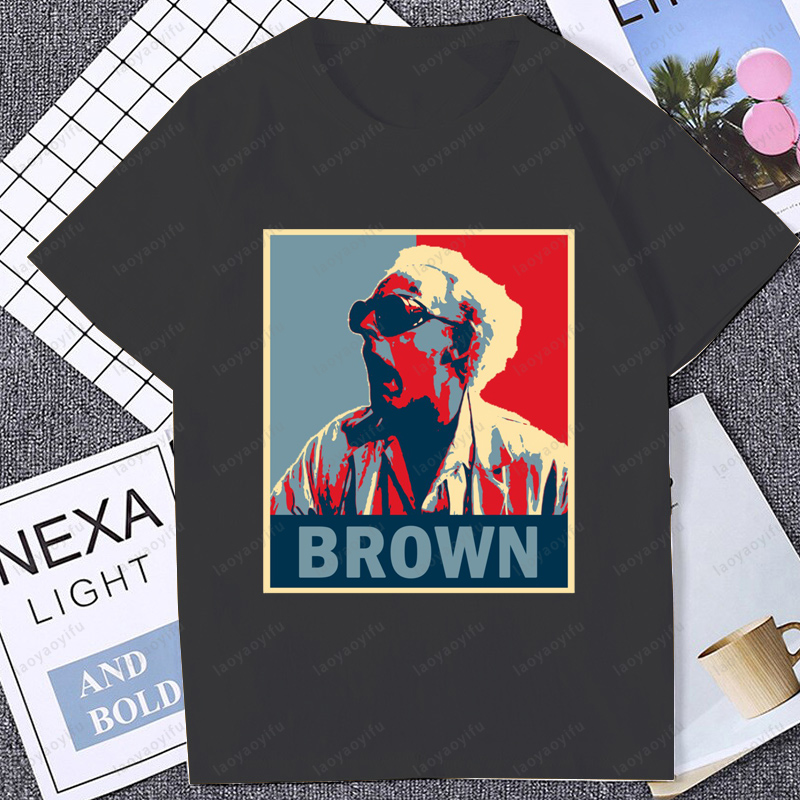 Kaus Coklat Klasik Kembali Ke  - Streetwear Brand T Shirt ulasan dan harga