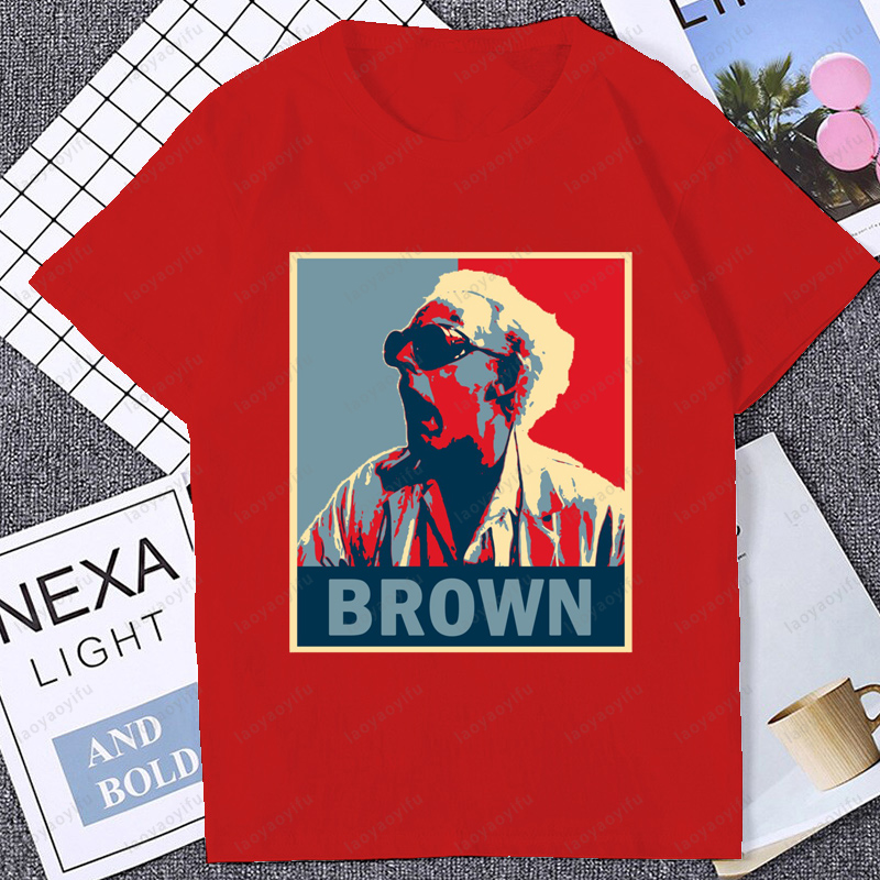 Kaus Coklat Klasik Kembali Ke  - Streetwear Brand T Shirt ulasan dan harga